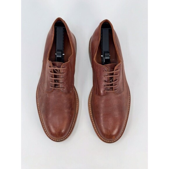 Fratelli Rossetti Mens Dress Shoes Brown Leather Lace Up Italian Derby US 8.5 main image 5